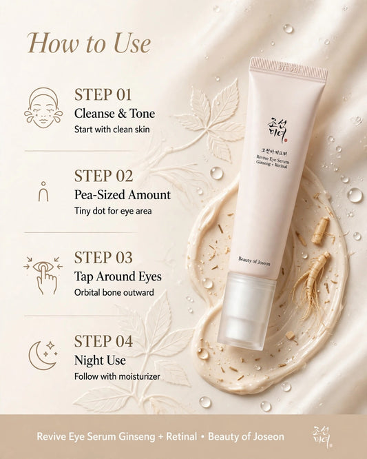 Beauty of Joseon Revive Eye Serum: Ginseng + Retinal (30ml) | Firming & Wrinkle Care