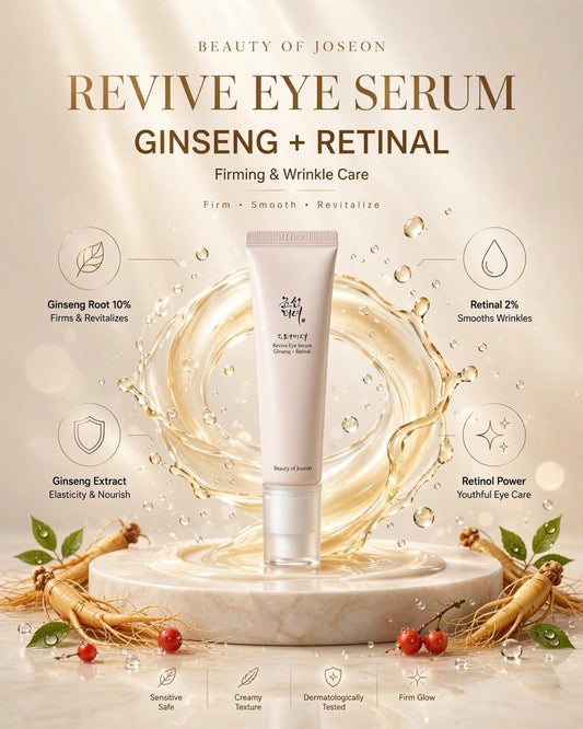 Beauty of Joseon Revive Eye Serum: Ginseng + Retinal (30ml) | Firming & Wrinkle Care