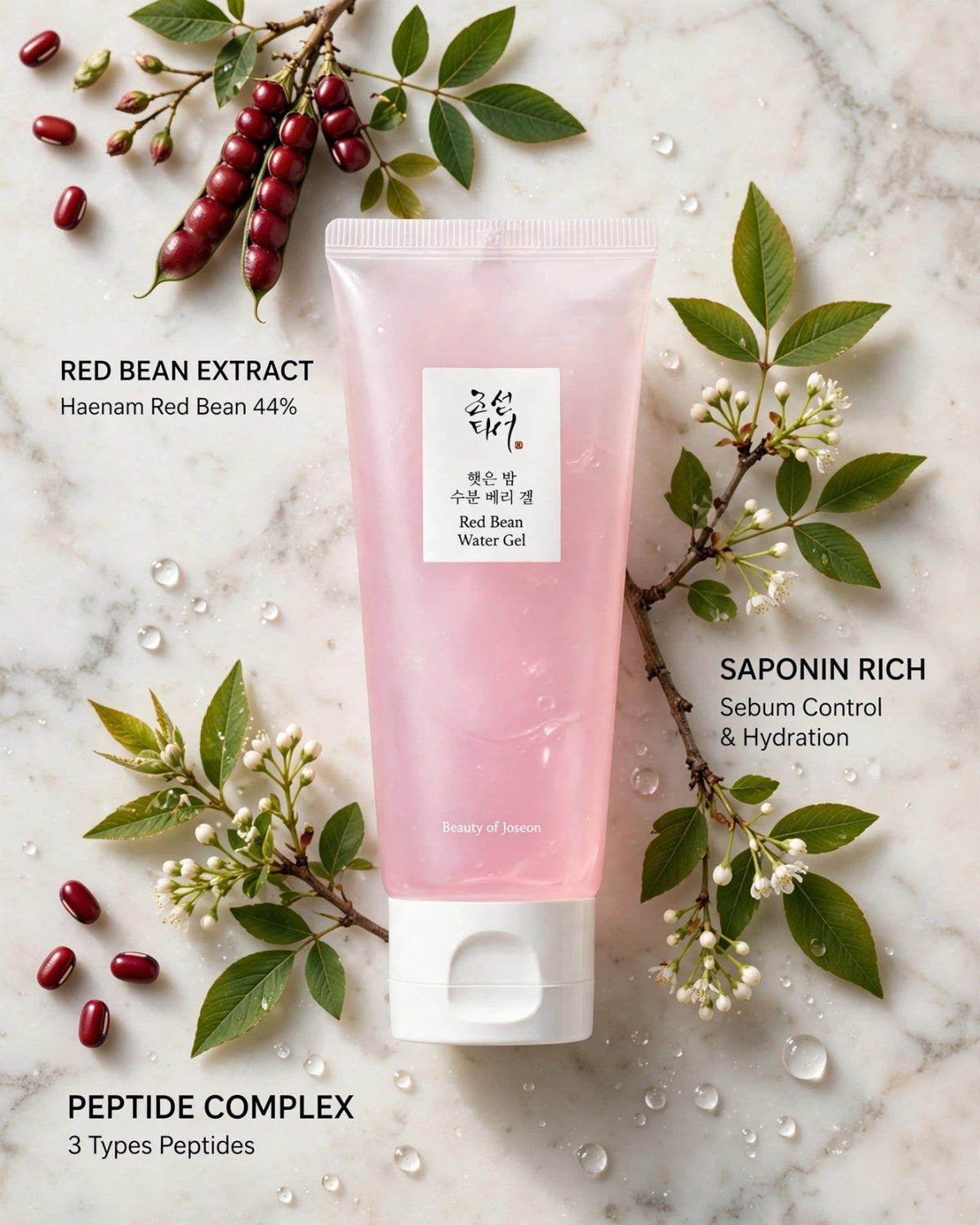 Beauty of Joseon Red Bean Water Gel - Oil Control Moisturizer for Oily Skin