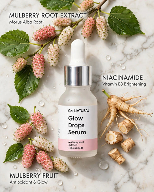 Go Natural Glow Drops Serum - Brightening & Dark Spot Correcting (15ml)