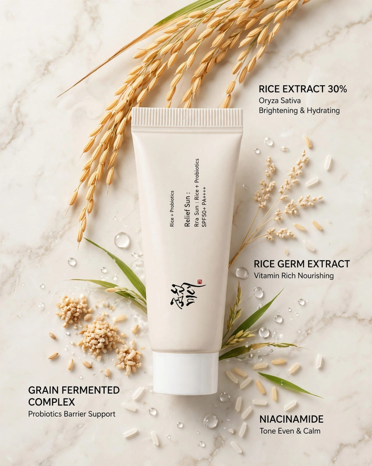 Beauty of Joseon Relief Sun: Rice + Probiotics SPF50+ PA++++ (50ml)