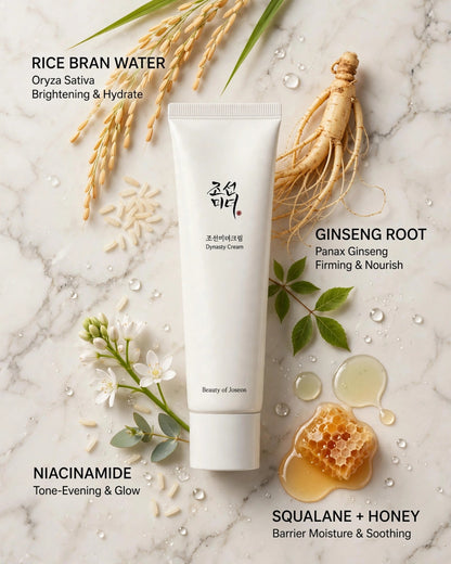 Beauty of Joseon Dynasty Cream (100ml Tube) | Hydrating Hanbang Moisturizer