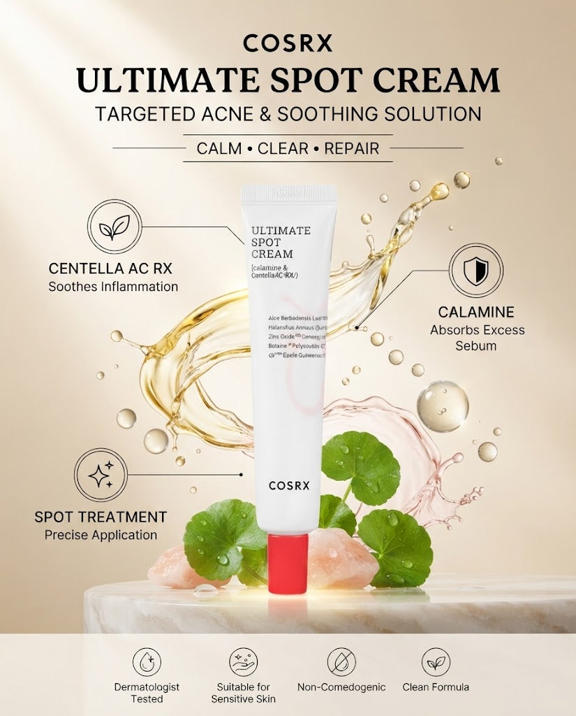 COSRX AC Collection Ultimate Spot Cream - 30g / 30ml | Targeted Acne Treatment