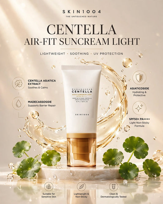 SKIN1004 Madagascar Centella Air-Fit Suncream Light SPF50+ PA++++