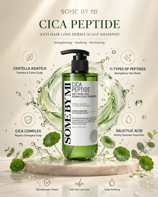 SOME BY MI Cica Peptide Anti Hair Loss Derma Scalp Shampoo Brand/Vendor: SOME BY MI