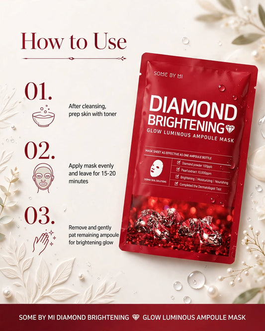 SOME BY MI Diamond Brightening Glow Luminous Ampoule Mask