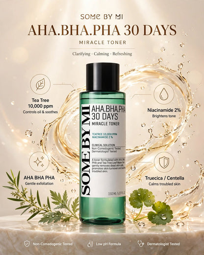 SOME BY MI AHA BHA PHA 30 Days Miracle Toner
