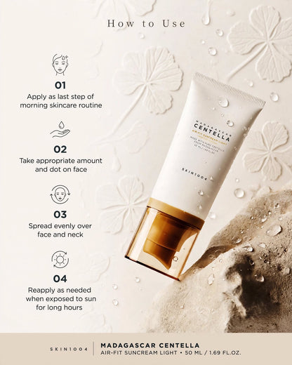 SKIN1004 Madagascar Centella Air-Fit Suncream Light SPF50+ PA++++