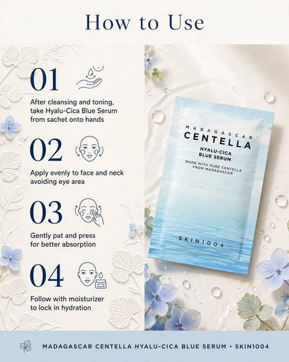 SKIN1004 Madagascar Centella Hyalu-Cica Blue Serum
