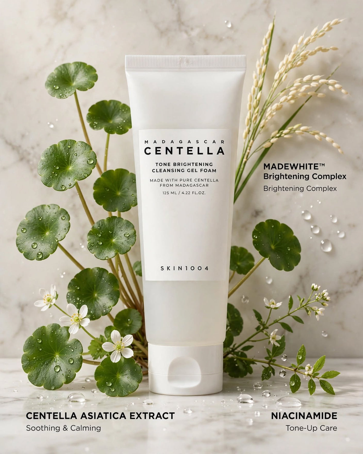 SKIN1004 Madagascar Centella Tone Brightening Cleansing Gel Foam