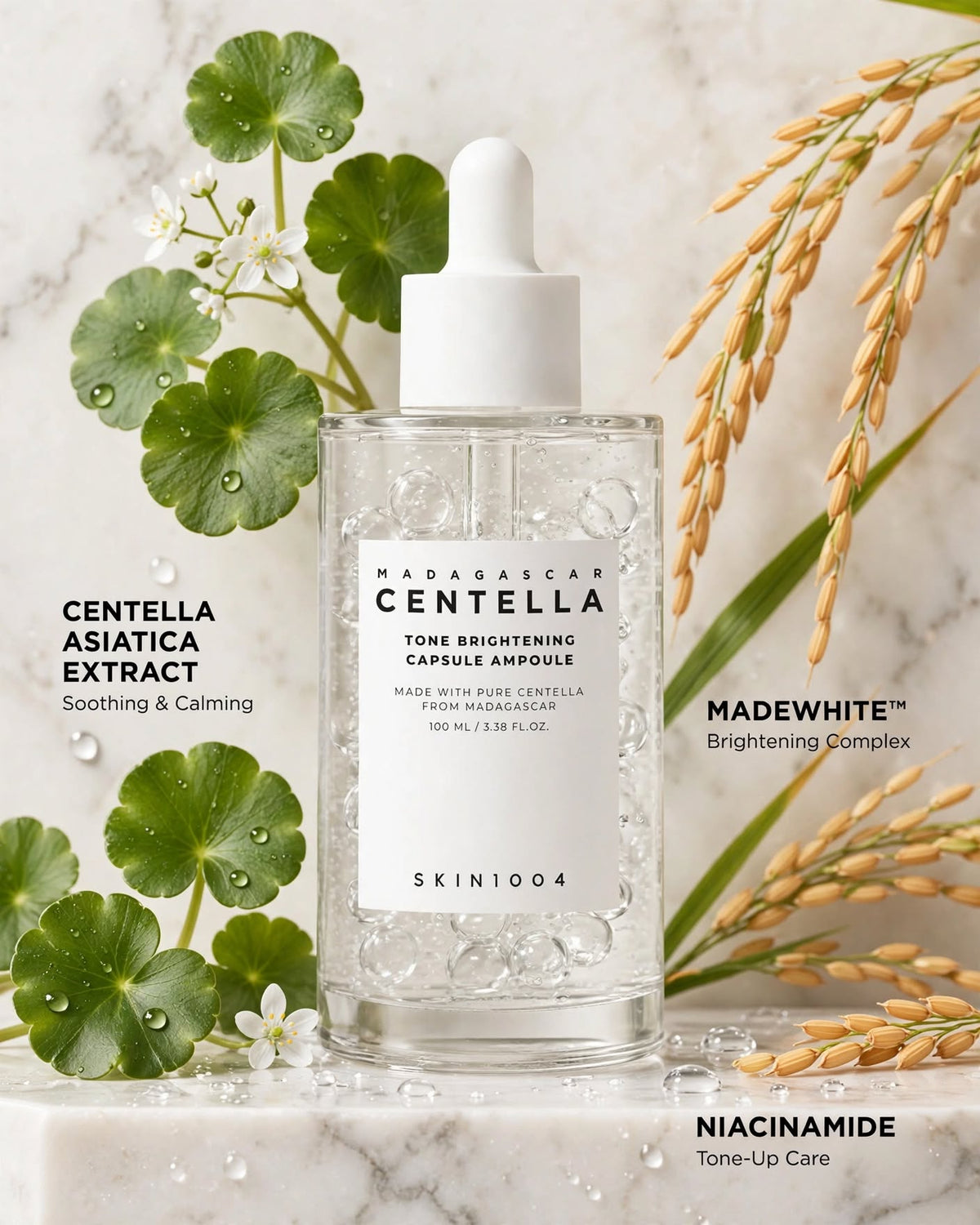 SKIN1004 Madagascar Centella Tone Brightening Capsule Ampoule