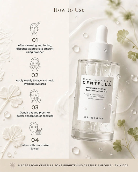 SKIN1004 Madagascar Centella Tone Brightening Capsule Ampoule