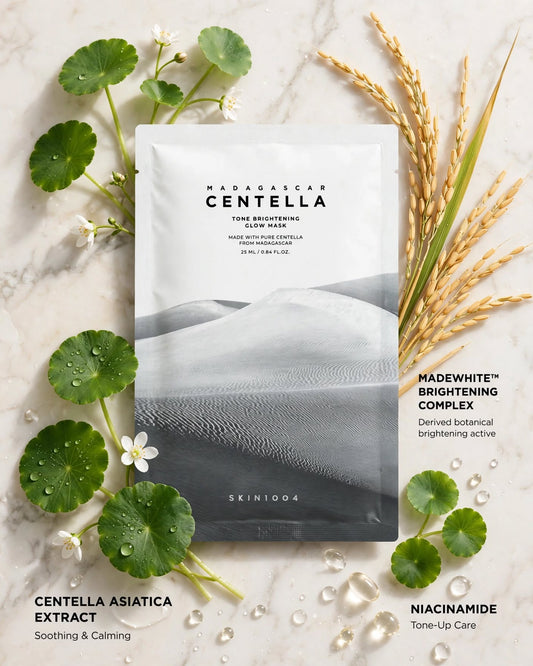 KIN1004 Madagascar Centella Tone Brightening Glow Mask