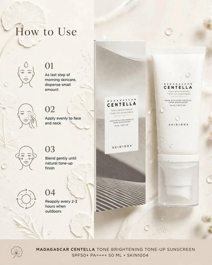 SKIN1004 Madagascar Centella Tone Brightening Tone-Up Sunscreen 50ml SPF50+ PA++++