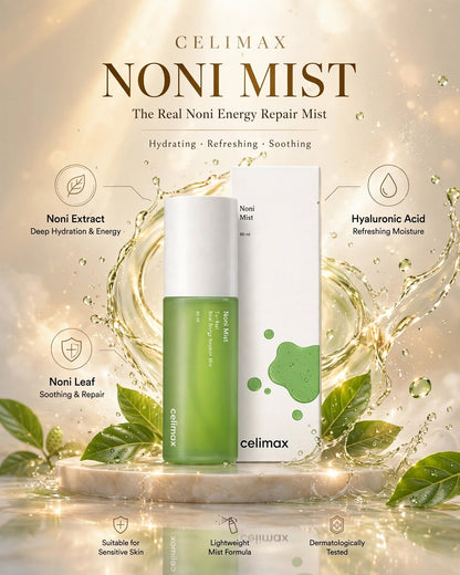 CELIMAX The Real Noni Energy Repair Mist (80ml) | Hydrating & Soothing Facial Spray