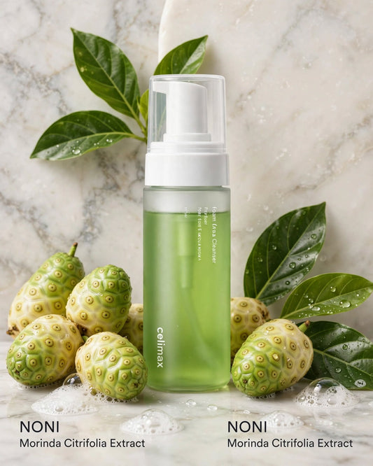 celimax The Real Noni Acne Bubble Cleanser - 155ml | K-Beauty Foaming Cleanser for Sensitive & Acne-Prone Skin