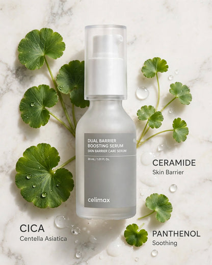 celimax Dual Barrier Boosting Serum - Ceramide & Cica Skin Repair (30ml / 30g)
