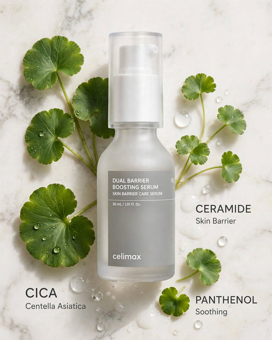 celimax Dual Barrier Boosting Serum - Ceramide & Cica Skin Repair (30ml / 30g)