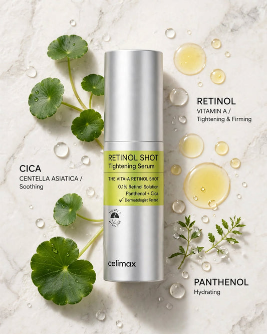 Celimax The Vita-A Retinol Shot Tightening Serum - 30ml | Anti-Aging & Pore Minimizer