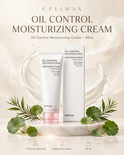 Celimax Oil Control Moisturizing Cream - 80ml | Sebum & Pore Care
