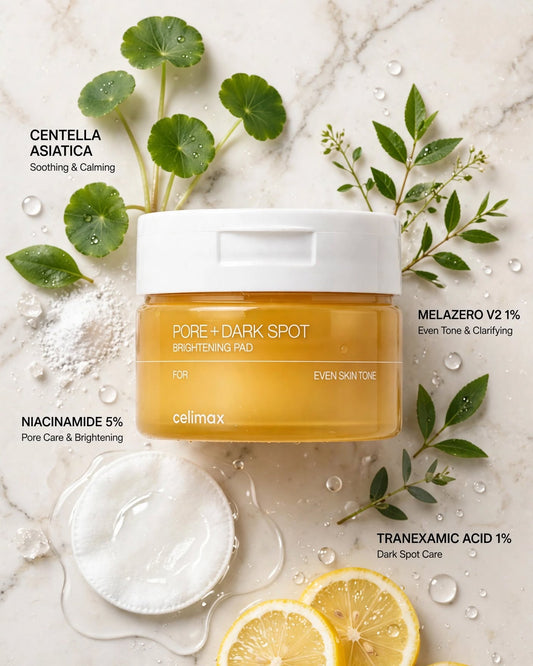 celimax Pore + Dark Spot Brightening Pad - 100ml (40 Pads)