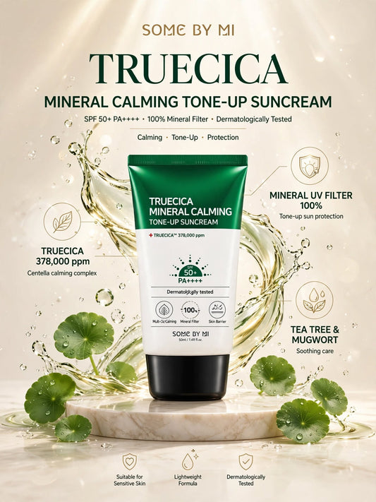 SOME BY MI Truecica Mineral Calming Tone-Up Suncream