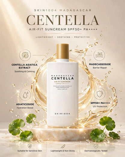 SKIN1004 Madagascar Centella Air-Fit Suncream SPF50+ PA++++