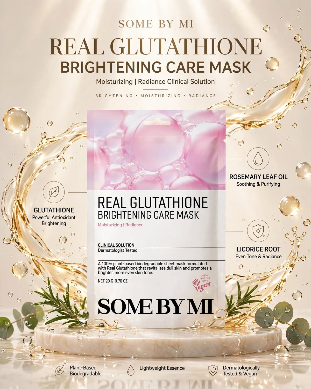 SOME BY MI Real Glutathione Brightening Care Mask