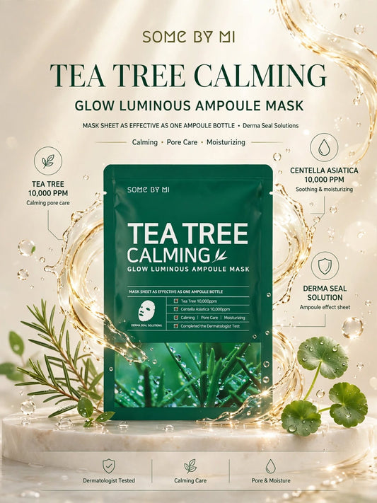 Some By Mi Tea Tree Calming Glow Luminous Ampoule Mask