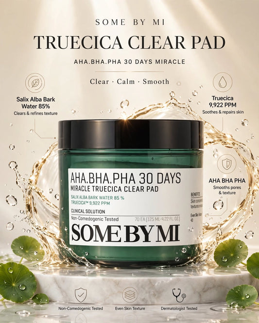 SOME BY MI AHA BHA PHA 30 Days Miracle Truecica Clear Pad