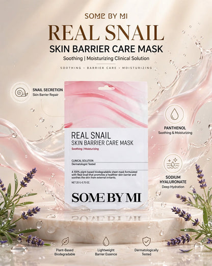SOME BY MI Real Snail Skin Barrier Care Mask