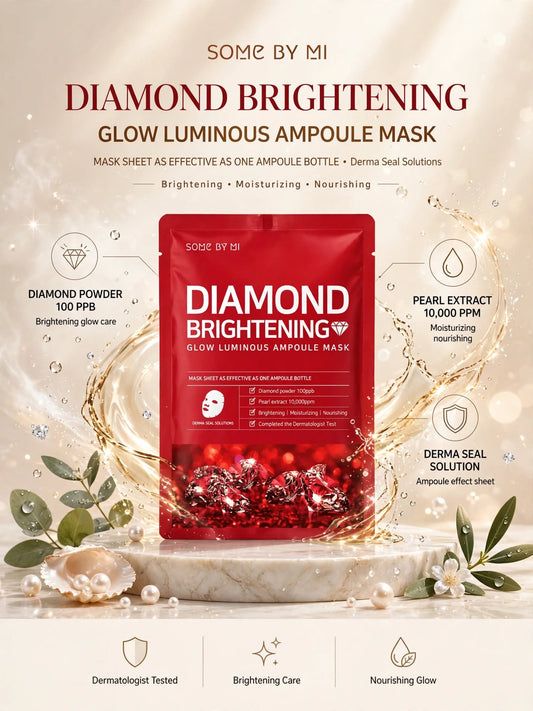SOME BY MI Diamond Brightening Glow Luminous Ampoule Mask