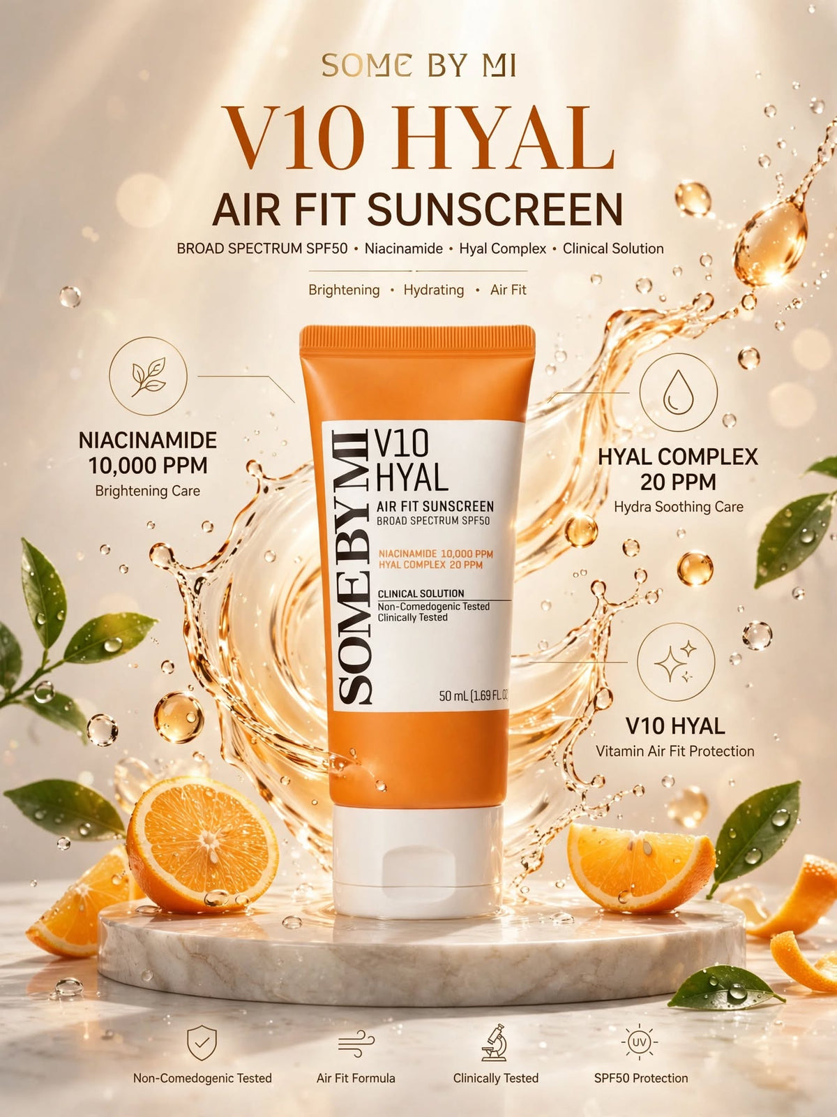 SOME BY MI V10 Hyal Air Fit Sun Screen Broad Spectrum