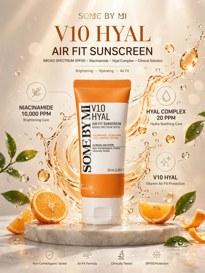 SOME BY MI V10 Hyal Air Fit Sun Screen Broad Spectrum