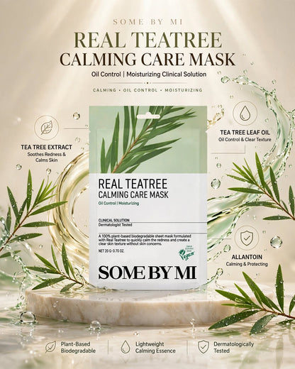 SOME BY MI Real Teatree Calming Care Mask