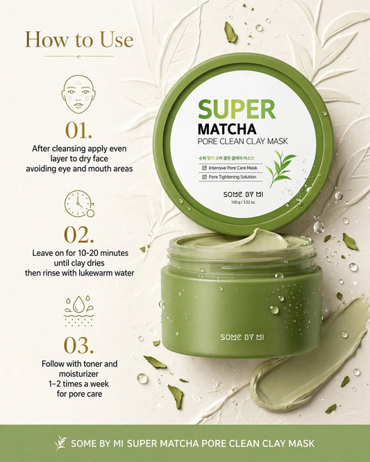 SOME BY MI Super Matcha Pore Clean Clay Mask