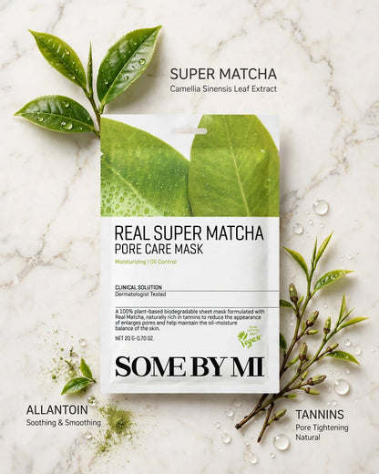 SOME BY MI Real Super Matcha Pore Care Mask