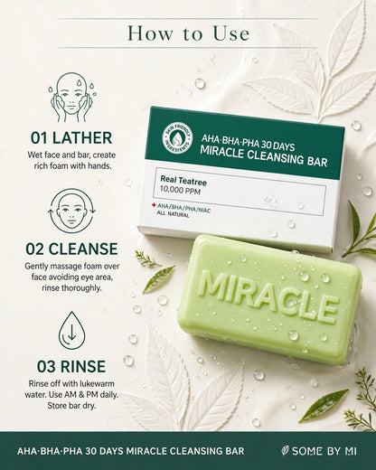 SOME BY MI AHA BHA PHA 30 Days Miracle Cleansing Bar