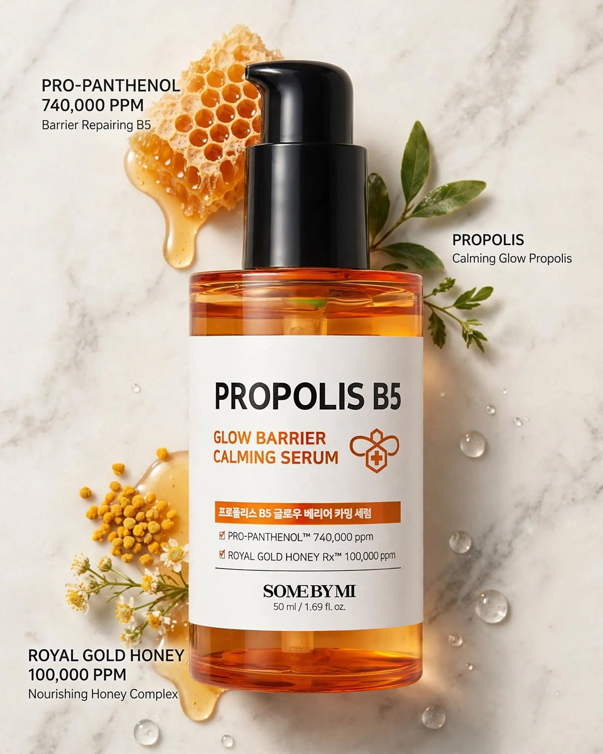 SOME BY MI Propolis B5 Glow Barrier Calming Serum