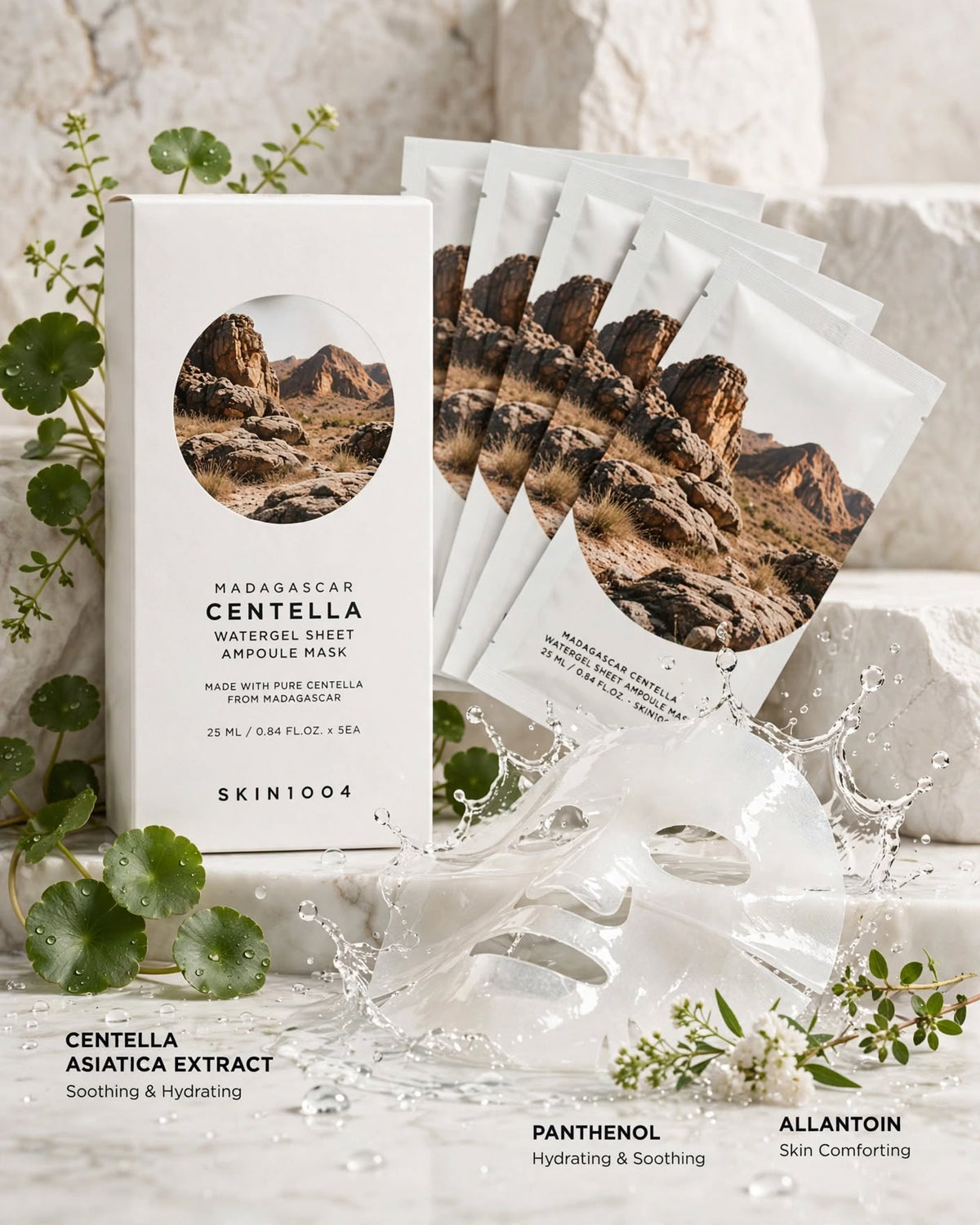 SKIN1004 Madagascar Centella Watergel Sheet Ampoule Mask