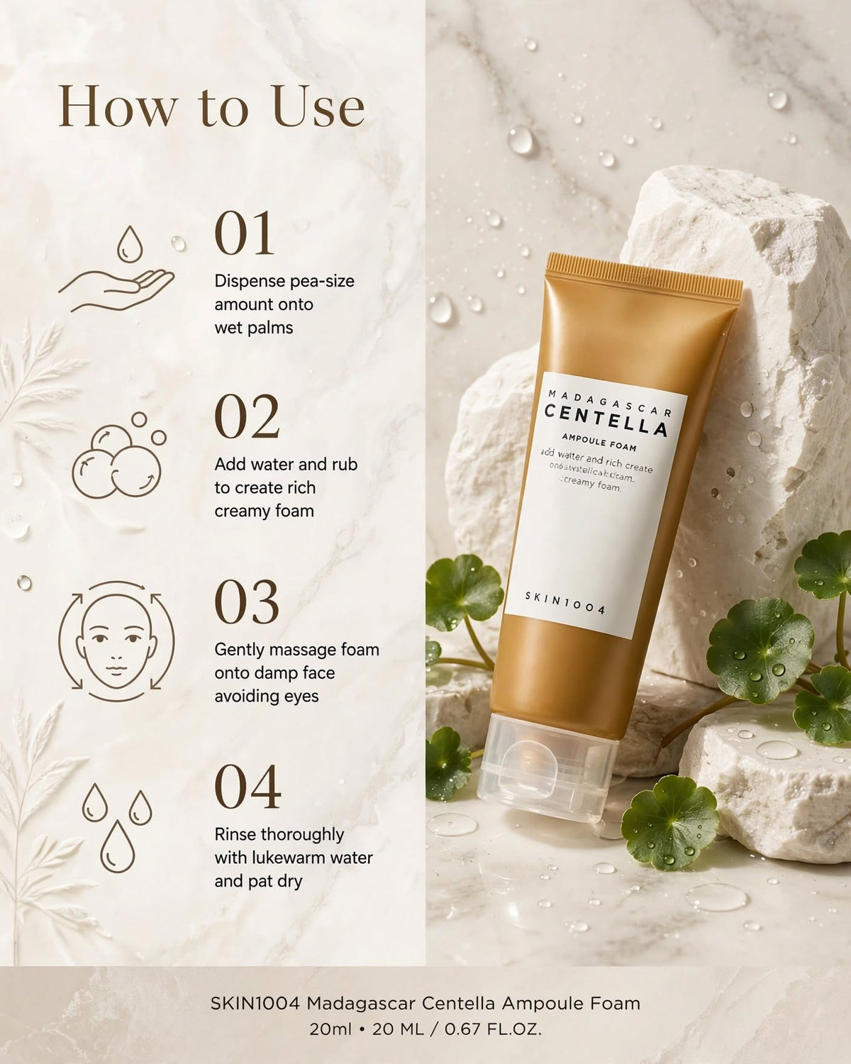 SKIN1004 Madagascar Centella Ampoule Foam