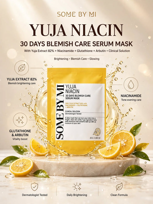 SOME BY MI Yuja Niacin 30 Days Blemish Care Serum Mask