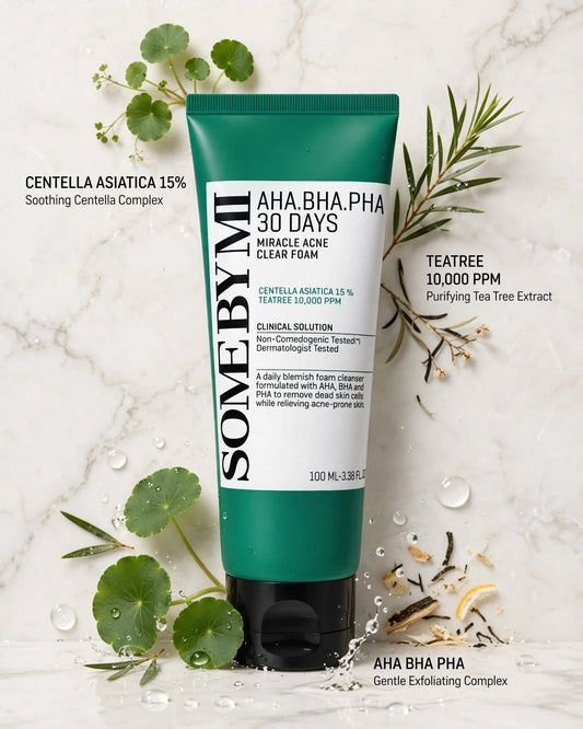 SOME BY MI AHA BHA PHA 30 Days Miracle Acne Clear Foam