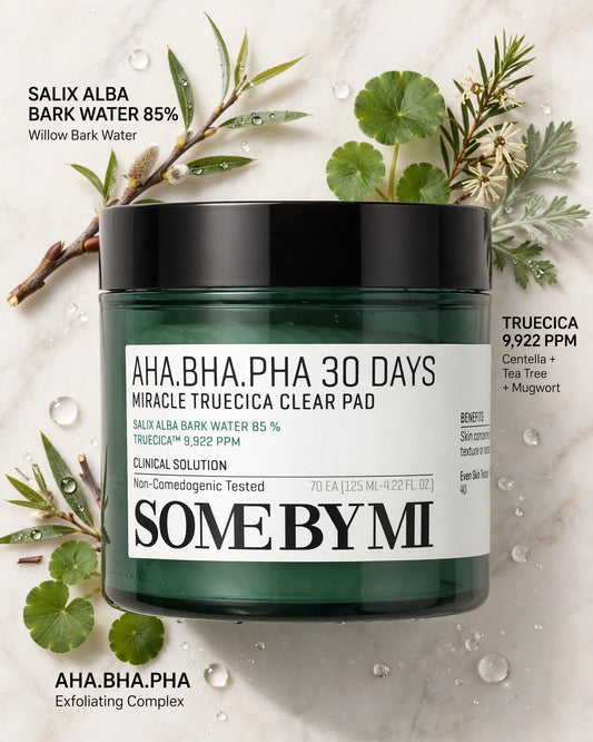 SOME BY MI AHA BHA PHA 30 Days Miracle Truecica Clear Pad