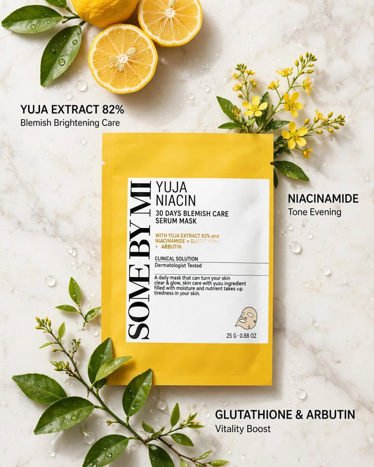 SOME BY MI Yuja Niacin 30 Days Blemish Care Serum Mask