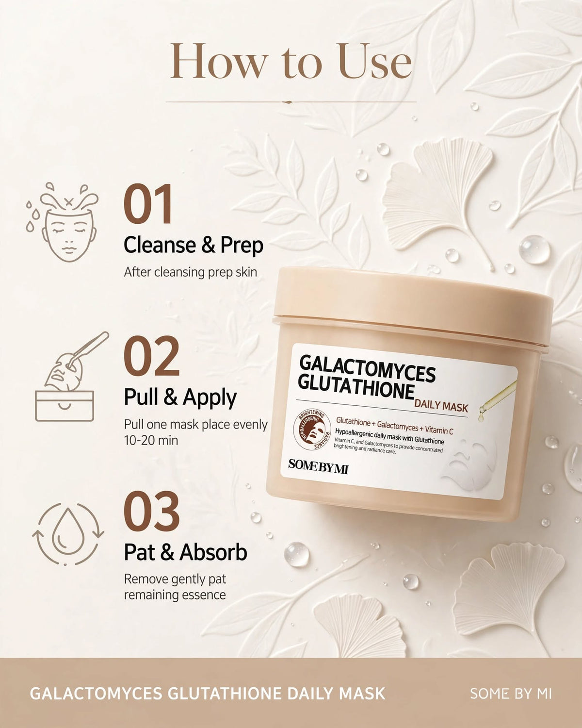 SOME BY MI Galactomyces Glutathione Daily Mask