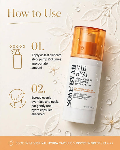 SOME BY MI V10 Hyal Hydra Capsule Sunscreen