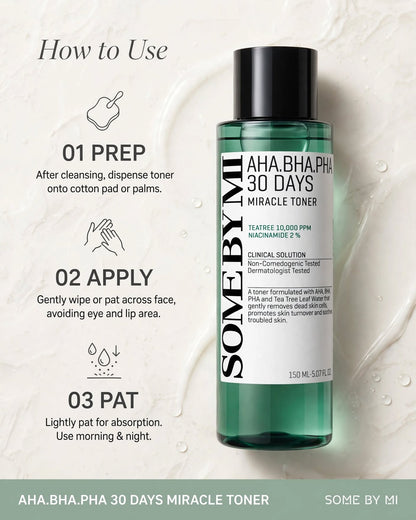 SOME BY MI AHA BHA PHA 30 Days Miracle Toner