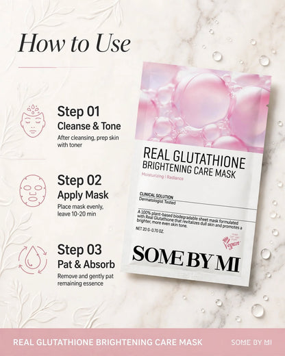 SOME BY MI Real Glutathione Brightening Care Mask
