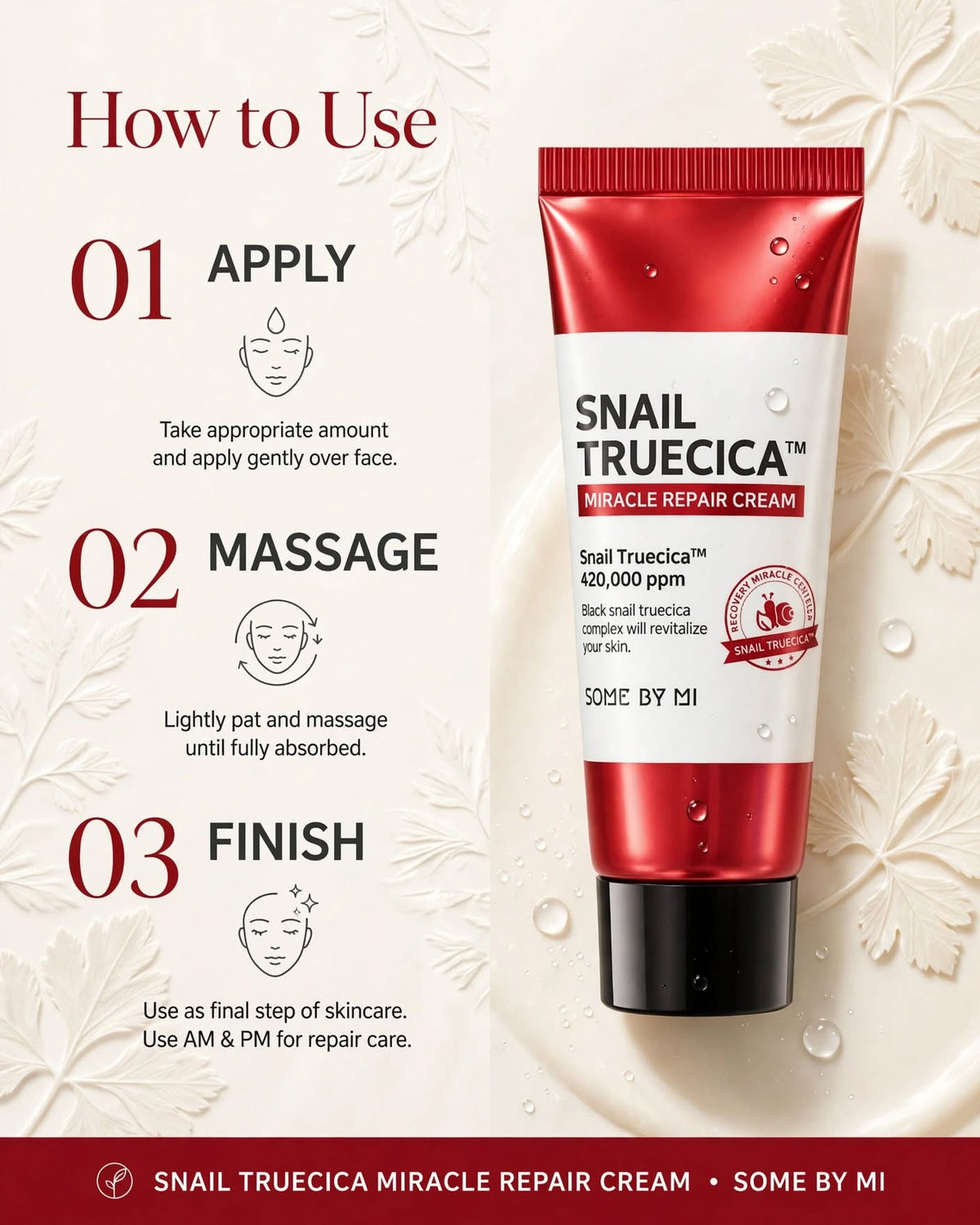 SOME BY MI Snail Truecica Miracle Repair Cream